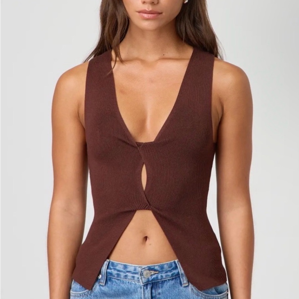 Glassons Twist Knit Top